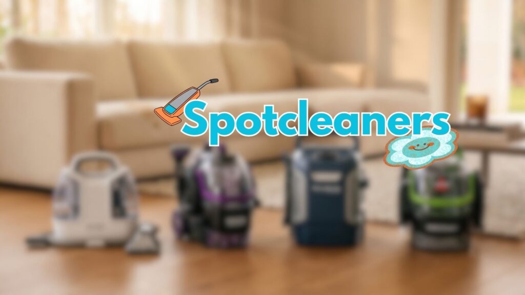 Header voor een koopgids voor spotcleaners.